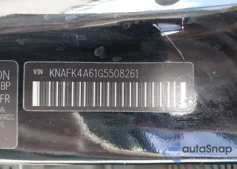 2016 Kia Forte Lx z USA, uszkodzony, nr VIN KNAFK4A61G5508261